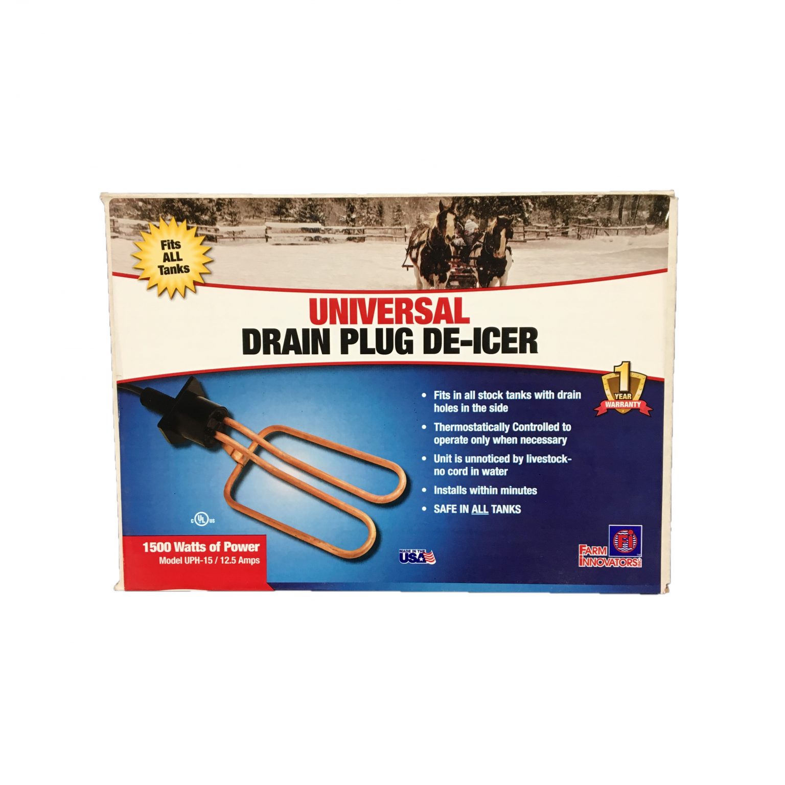 Drain Plug De-Icer - Lone Star Tack and Feed