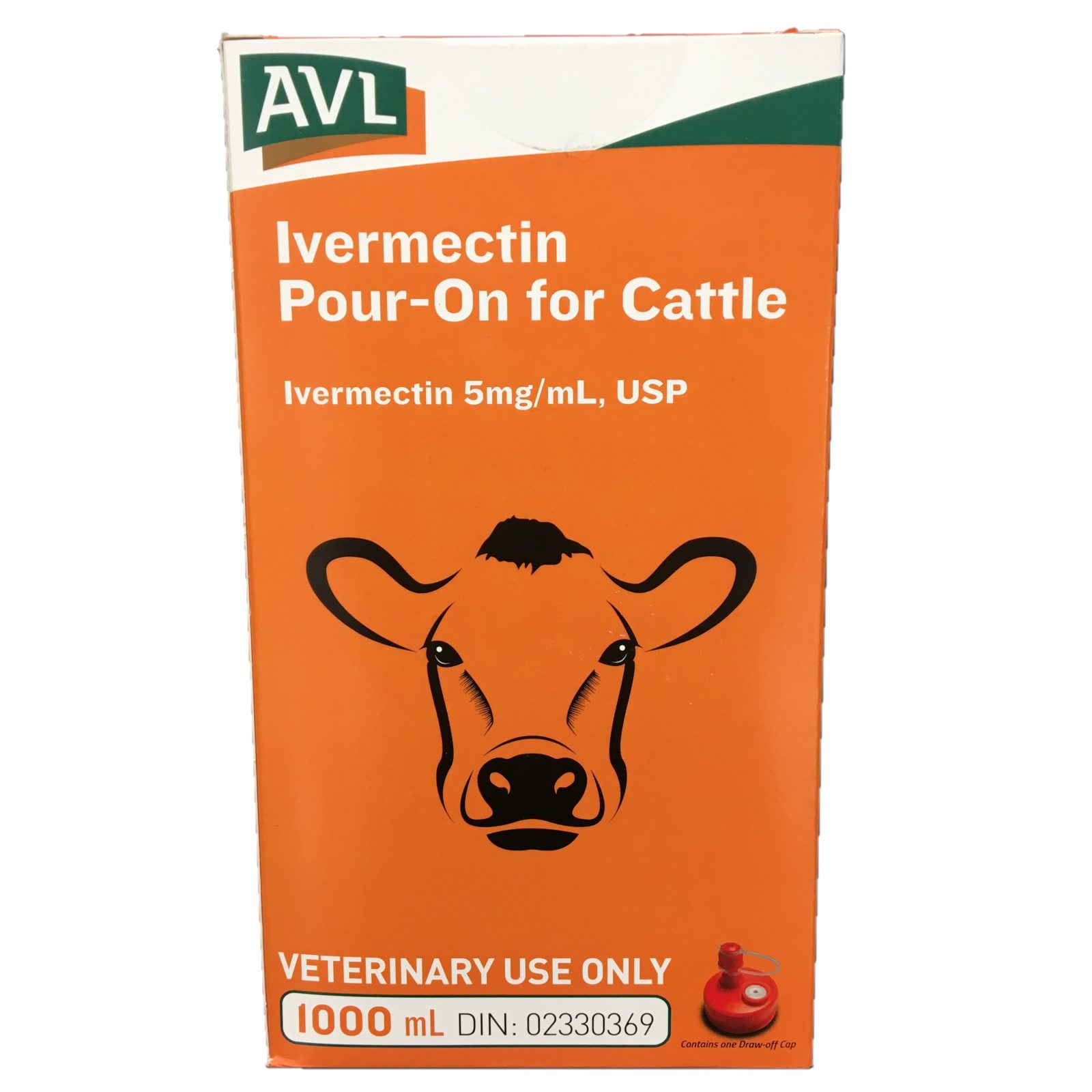 AVL Ivermectin - Pour-On for Cattle - Lonestar Tack and Feed 