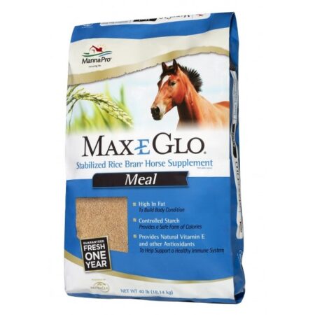 Max E Glo Rice Bran Meal - 40 lbs (Blue Bag)