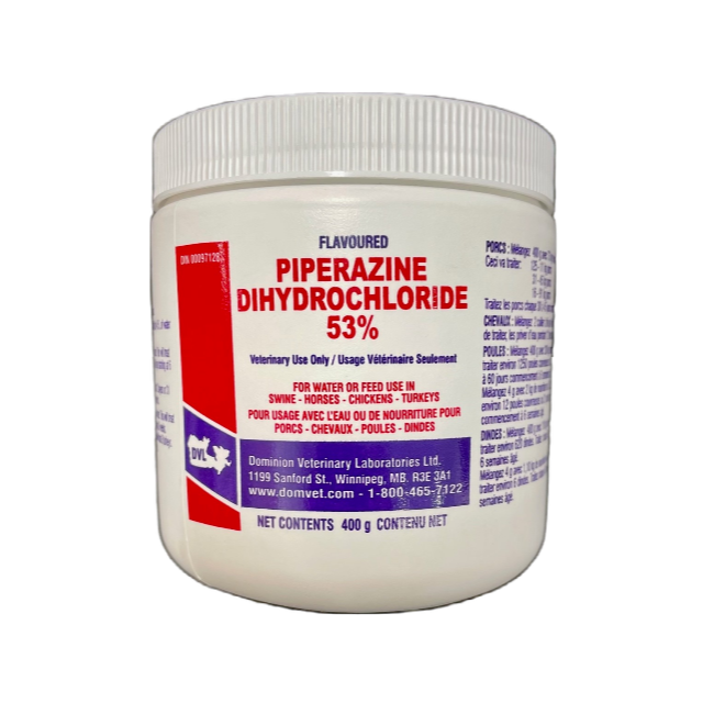 Poultry Dewormer - Piperazine Powder 53% - 400 g