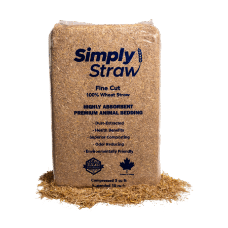 Simply Straw - Bagged Fine Cut Straw - 2.8 cu ft
