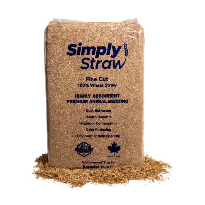 Simply Straw - Bagged Fine Cut Straw - 2.8 cu ft