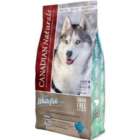Canadian Naturals Whitefish Dog Food - 25 lbs