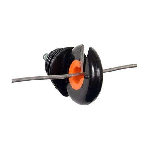 Gallagher Wood Post Screw In Ring Insulator - 25 Pack