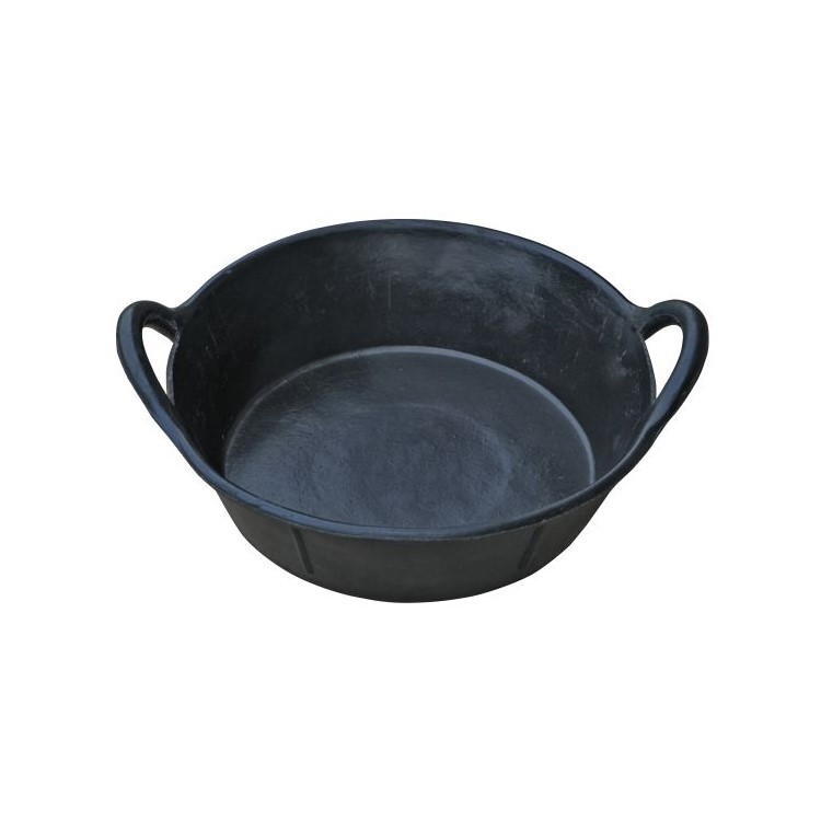 Rubber Feed Pan w/ Handles - 3 Gallon