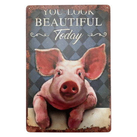 Look Beautiful Today - Sign