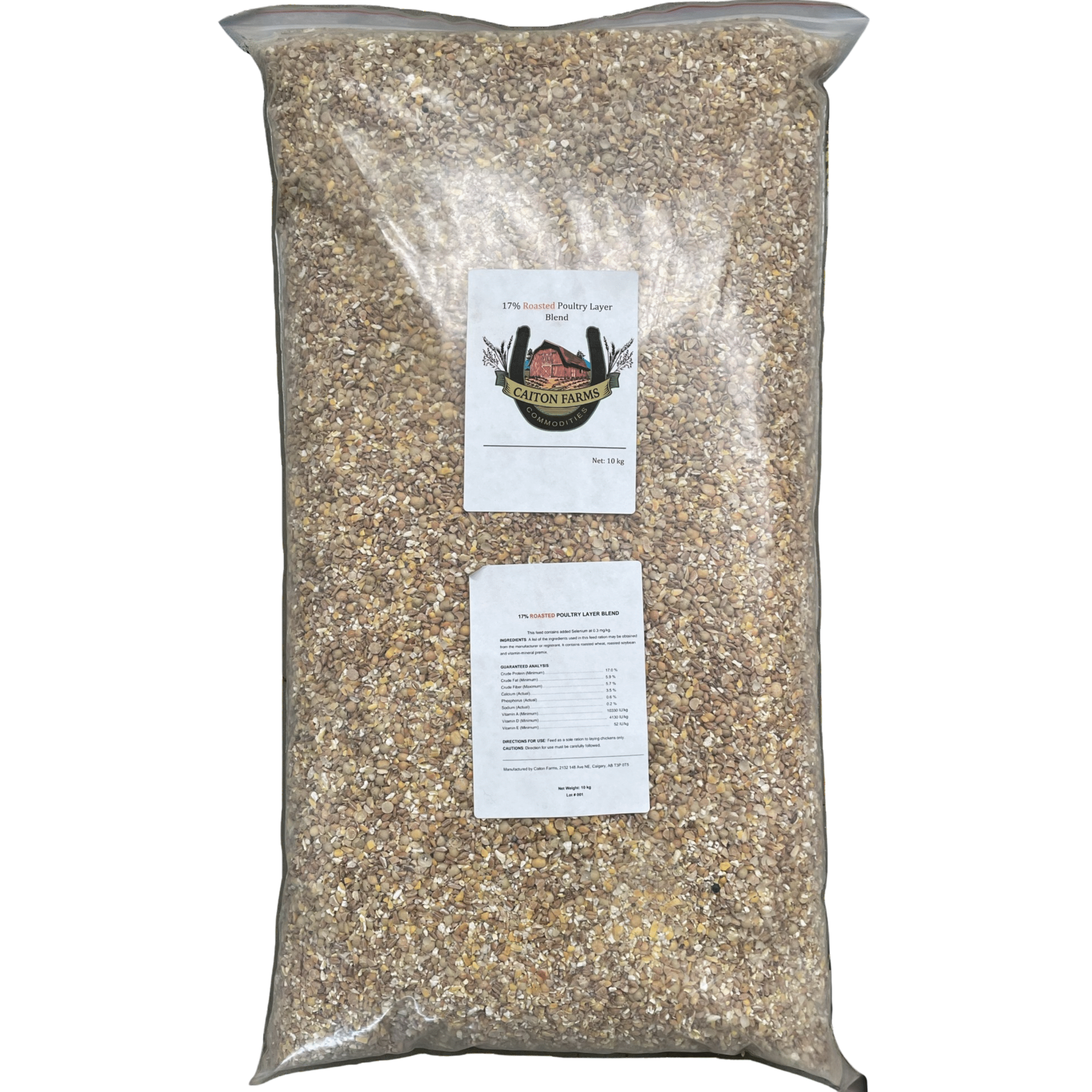 Caiton Farms 17% Roasted Layer - 10 kg