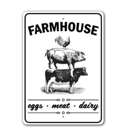 Farmhouse -Sign