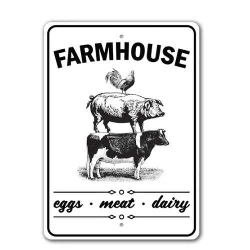 Farmhouse -Sign