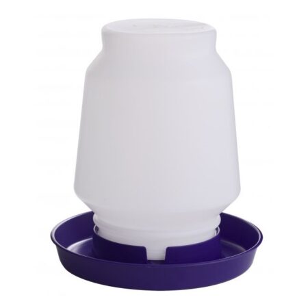Plastic Poultry Waterer - Purple - 1 Gallon