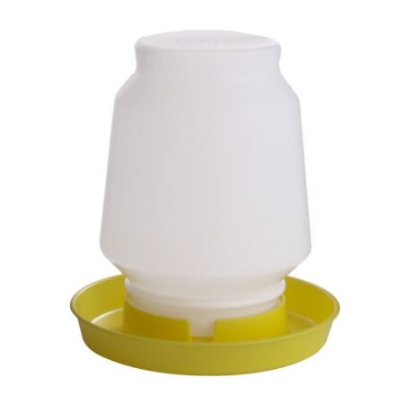 Plastic Poultry Waterer - Yellow - 1 Gallon