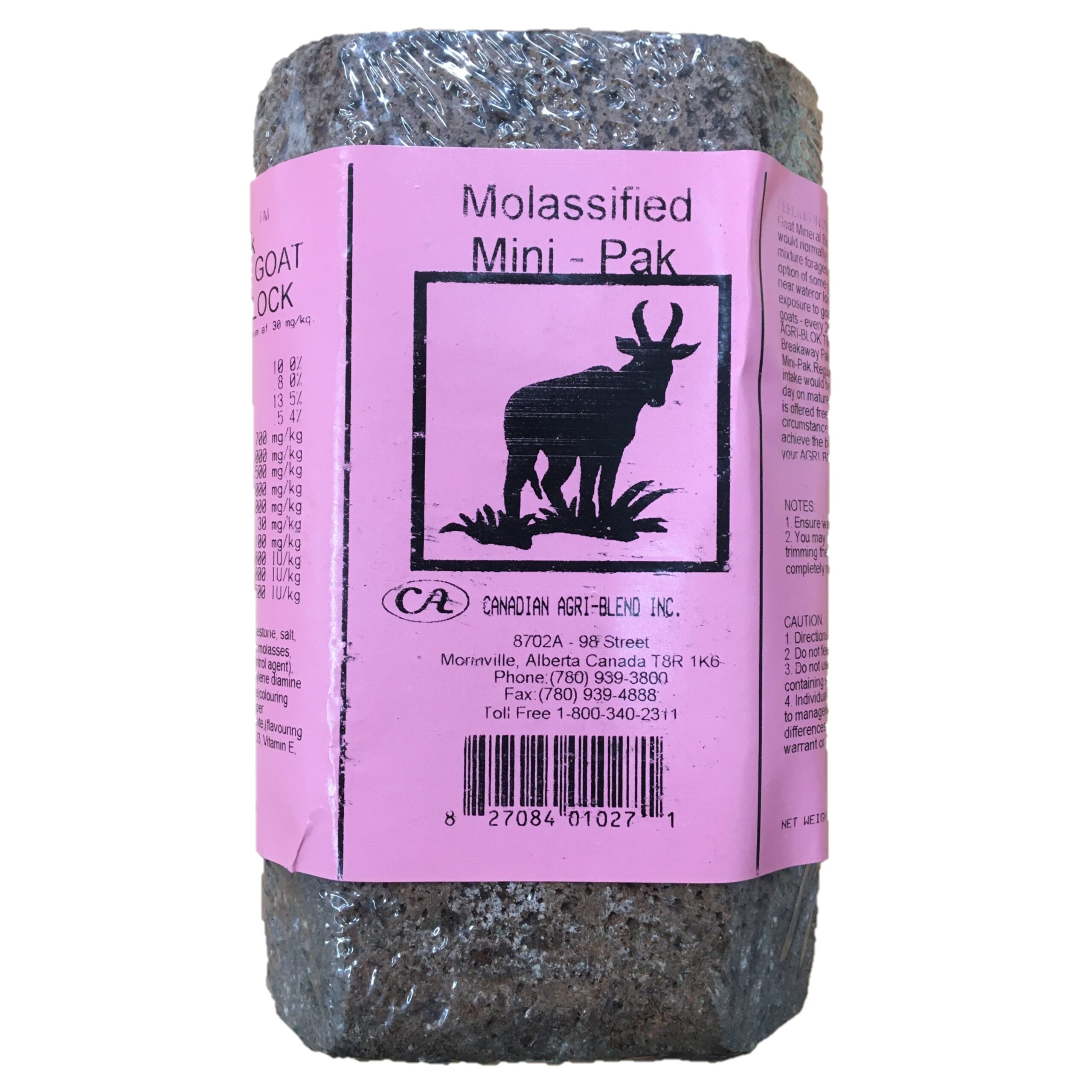 10 8 Molassified Goat Range Mineral - 2.5 kg