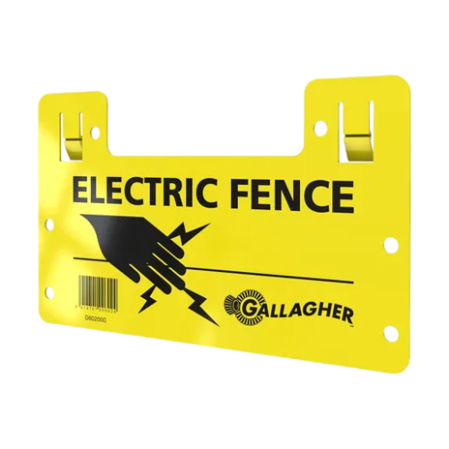 Gallagher Warning Sign